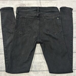 Women’s Rag & Bone High Rise Skinny Jeans size 28 black